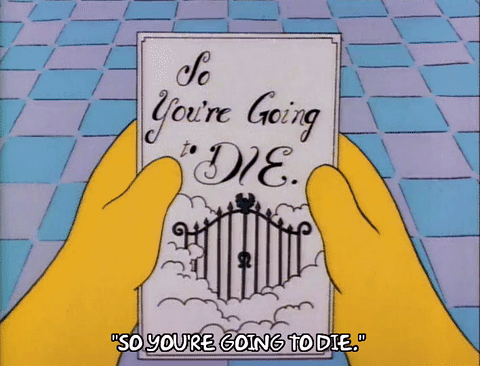 So You're Going To Die Notebook