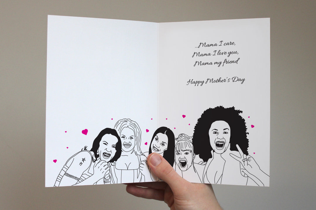 Spice Girls Mother's Day card - bestplayever
