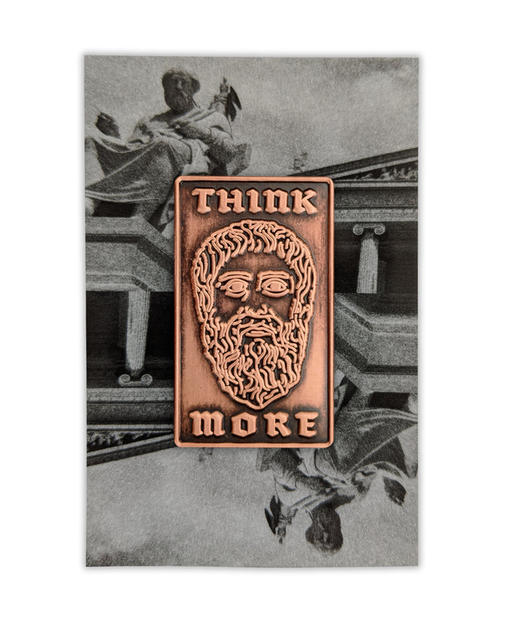 Think More Enamel Pin - bestplayever